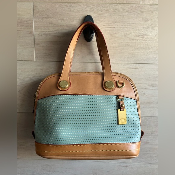 Dooney & Bourke Cabriolet Slate Blue Satchel Bag - Picture 1 of 15